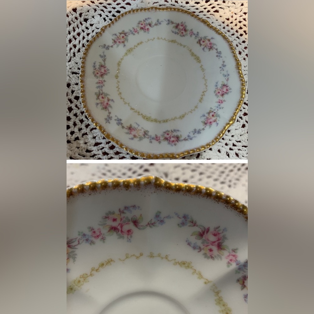 Higgins & Seiter New York • Saucer • Limoges France Elite • vintage • antique